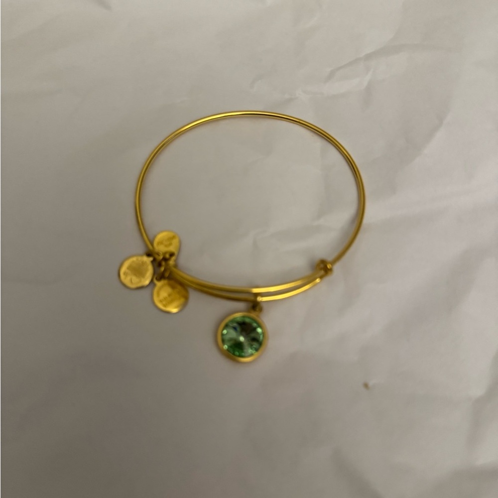 Alex and Ani August birthstone bracelet
